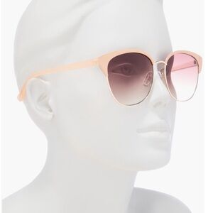 BCBG 60mm Round Pink Sunglasses